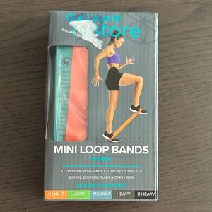 GAIAM Mini Loop Bands 5-Pack with Exercise Guide